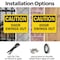 Signmission Door Swings Out, 10 in W x Rectangle, Aluminum OS-2PACK-CS-A-710-L-19151 - alternate 3
